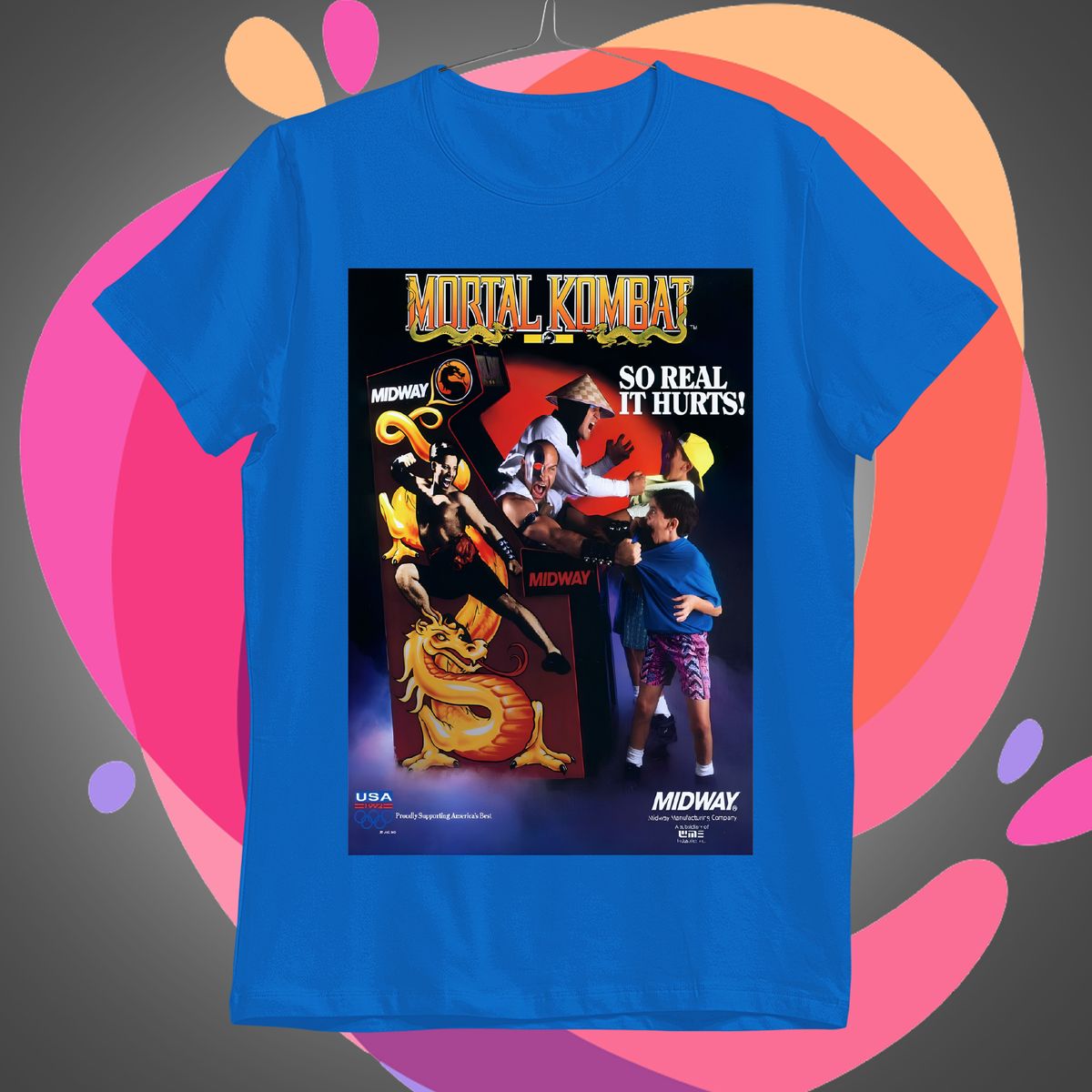 Nome do produto: Mortal Kombat Camiseta Retro