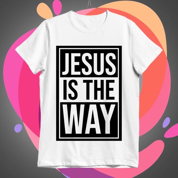 Jesus is The Way Camiseta Plus size