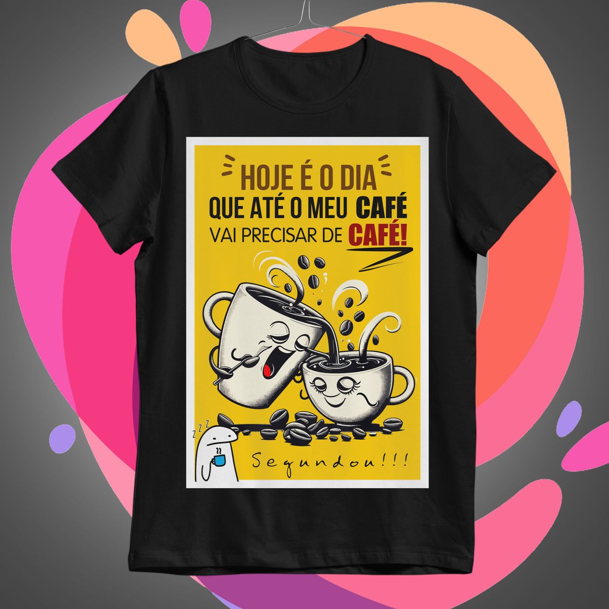 Nome do produto: Meme Café Camiseta