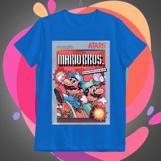 Mario Bros Camiseta Retro