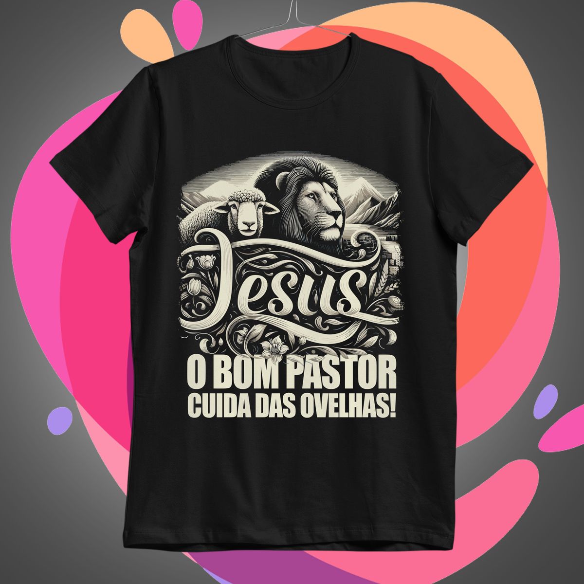 Nome do produto: Jesus o Bom Pastor Camiseta