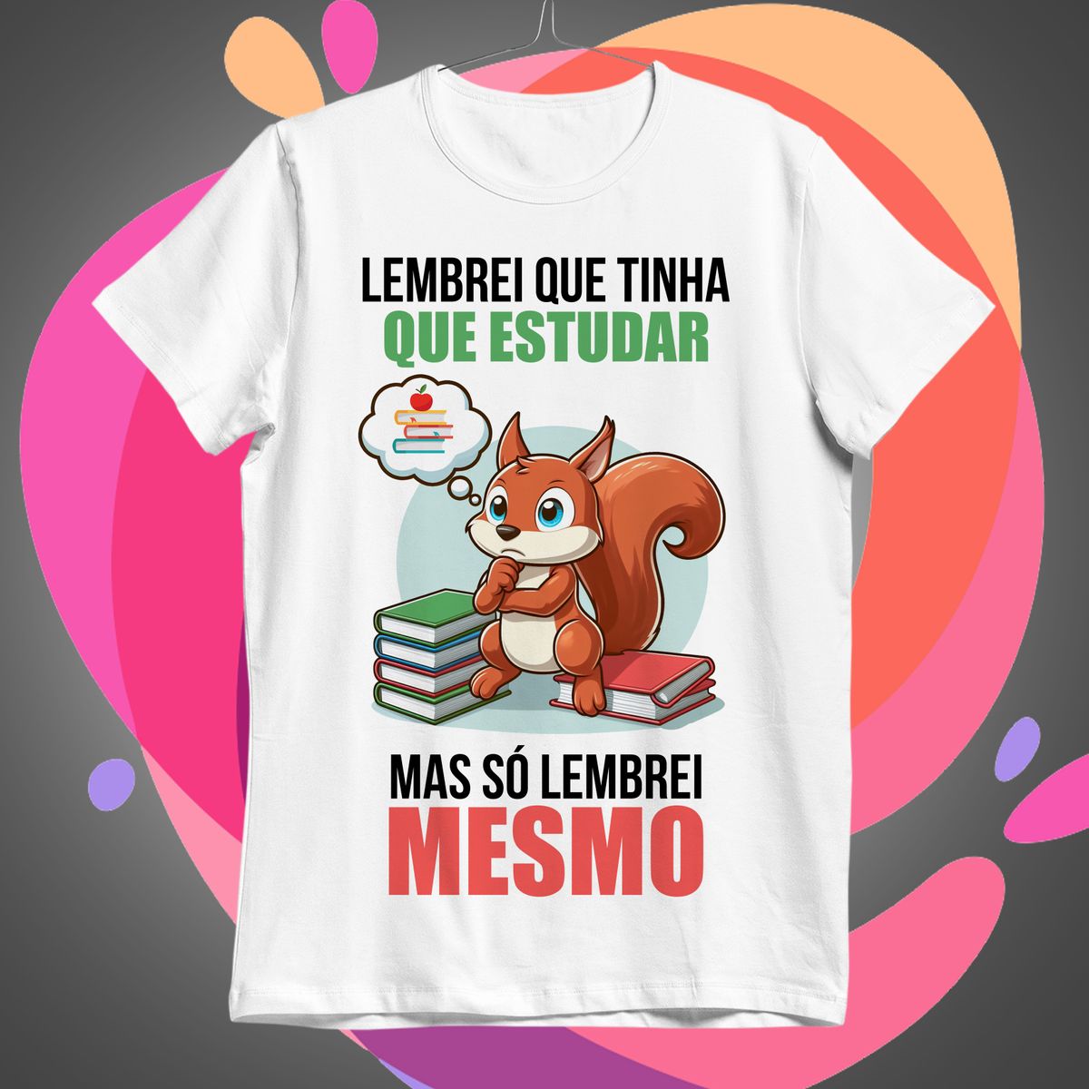 Nome do produto: Meme Estudar Camiseta