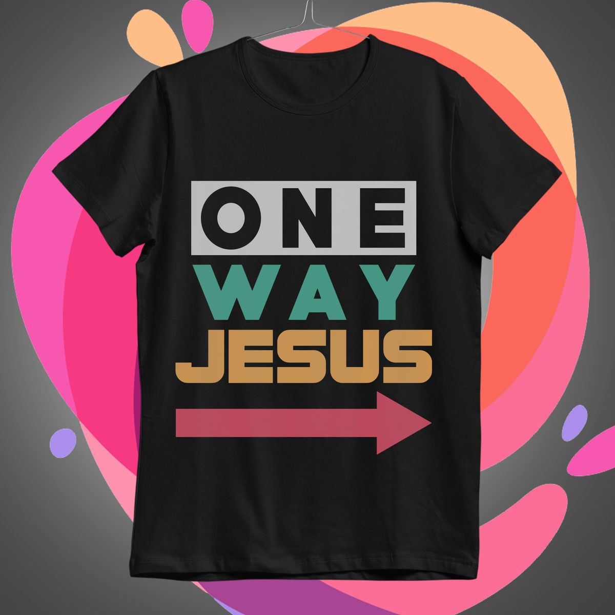Nome do produto: One Way Jesus Camiseta