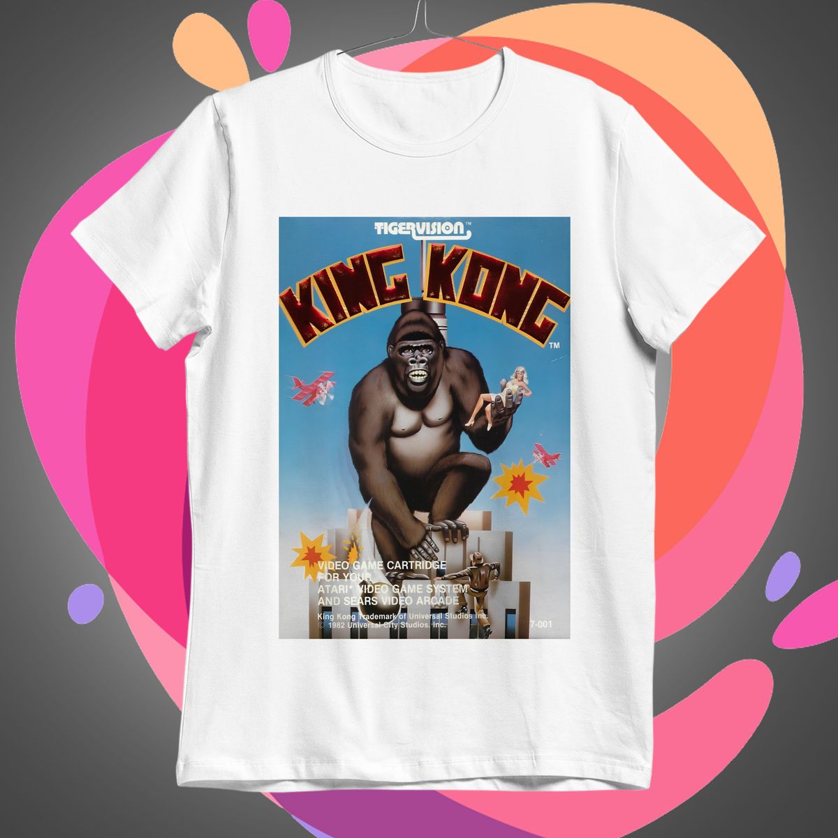 Nome do produto: King Kong Camiseta Retro