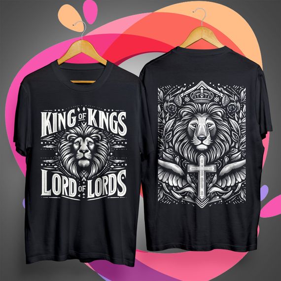 King of Kings 06 Camiseta Frente e Costas