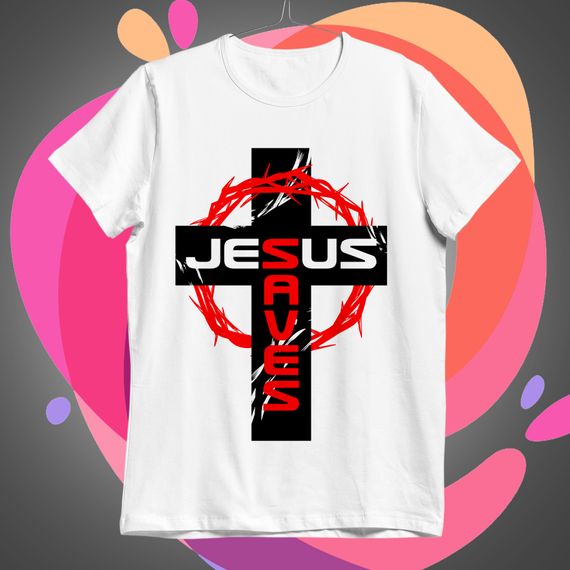 Jesus Saves 01 Camiseta 
