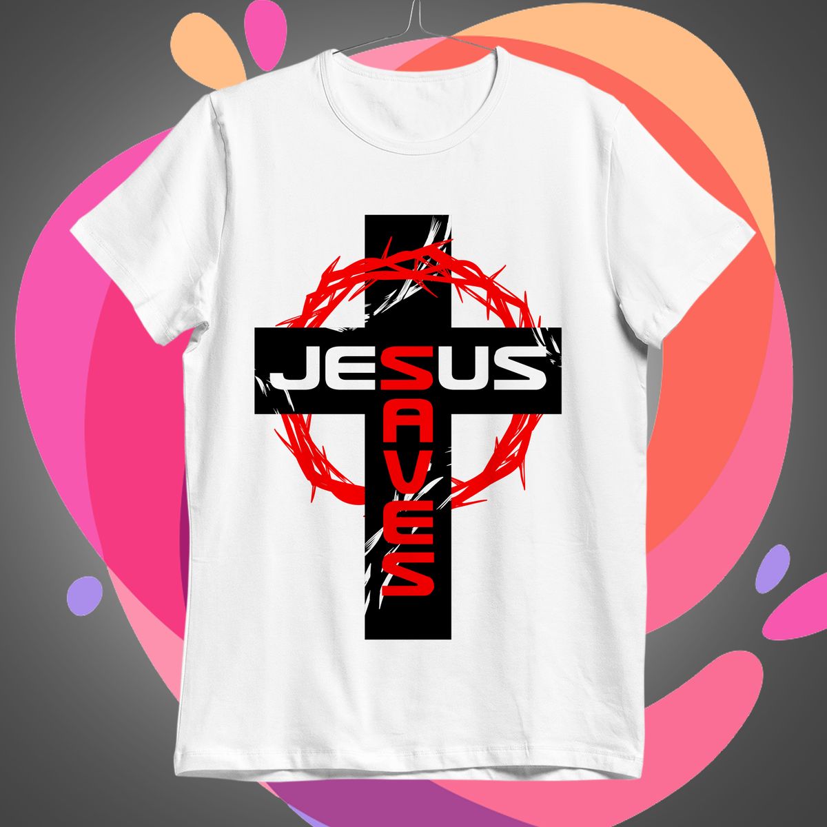 Nome do produto: Jesus Saves 01 Camiseta 