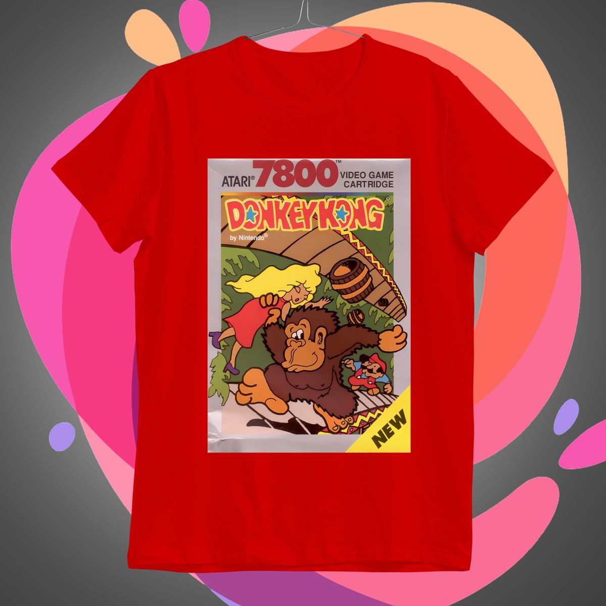 Nome do produto: Donkey Kong Camiseta Retro