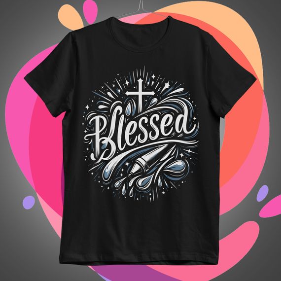 Blessed 01 Camiseta Plus size