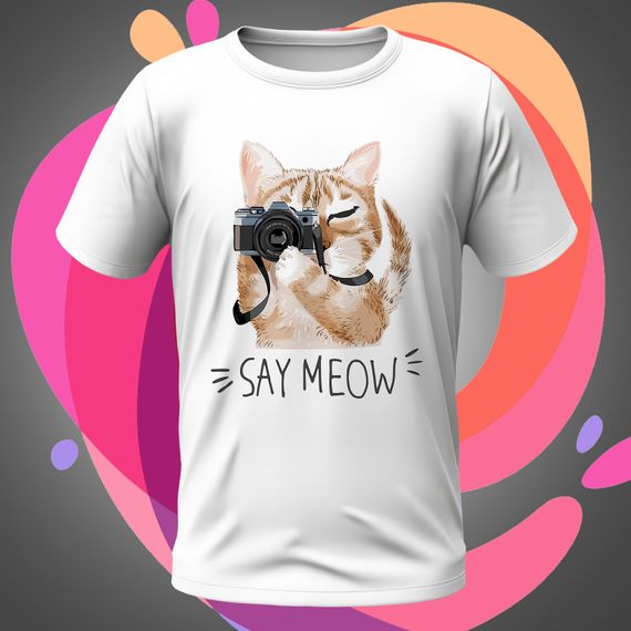 Diga Miau Camiseta