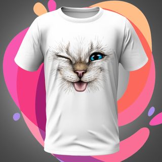 Gato Charmoso Camiseta
