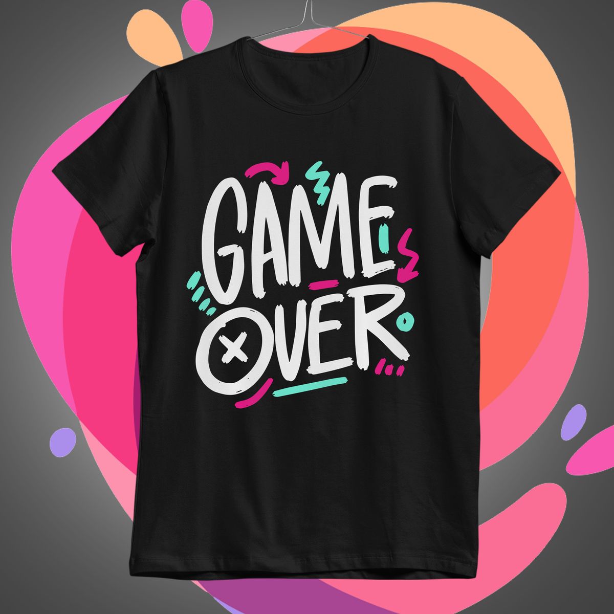 Nome do produto: Game Over Camiseta