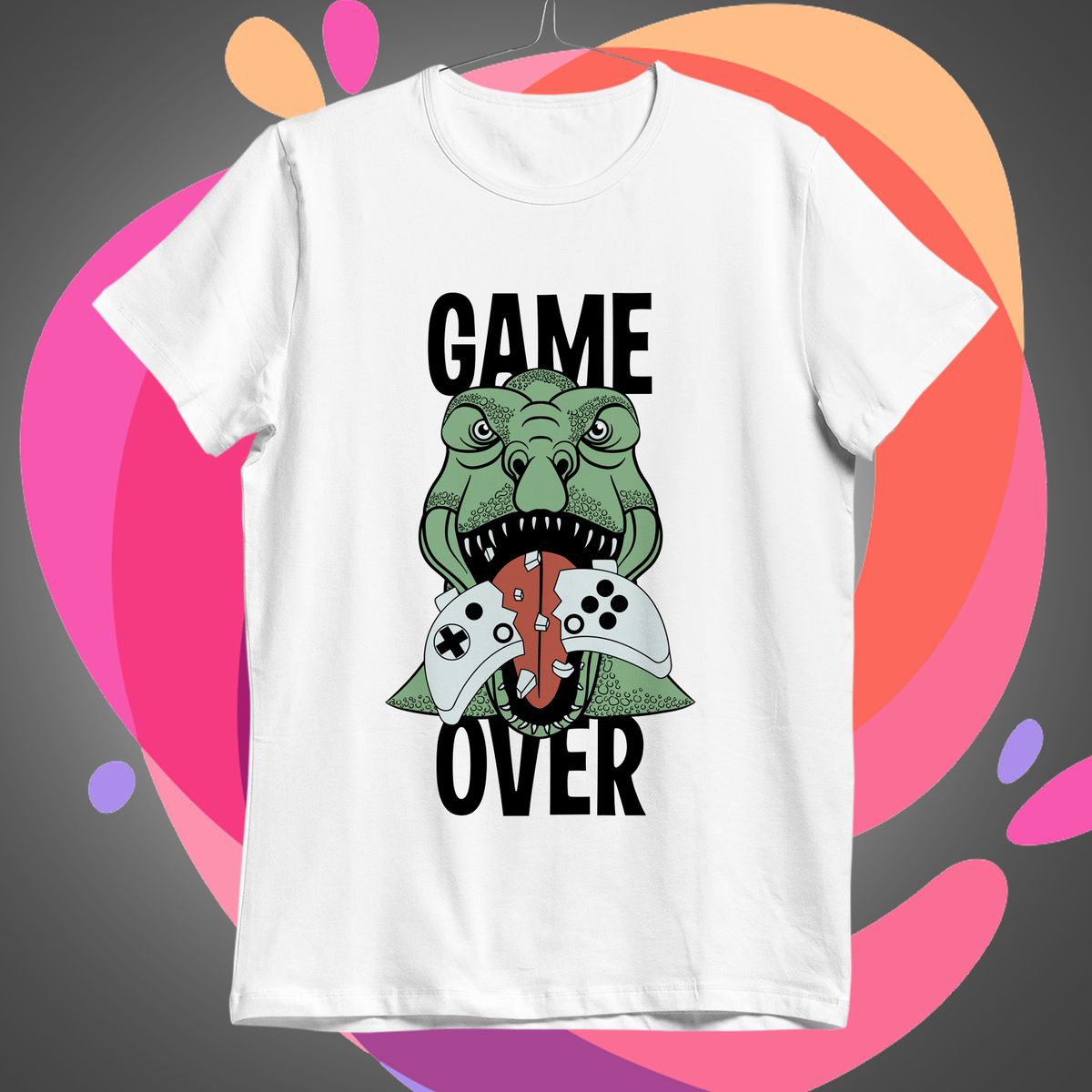 Nome do produto: Game Over 02 Camiseta