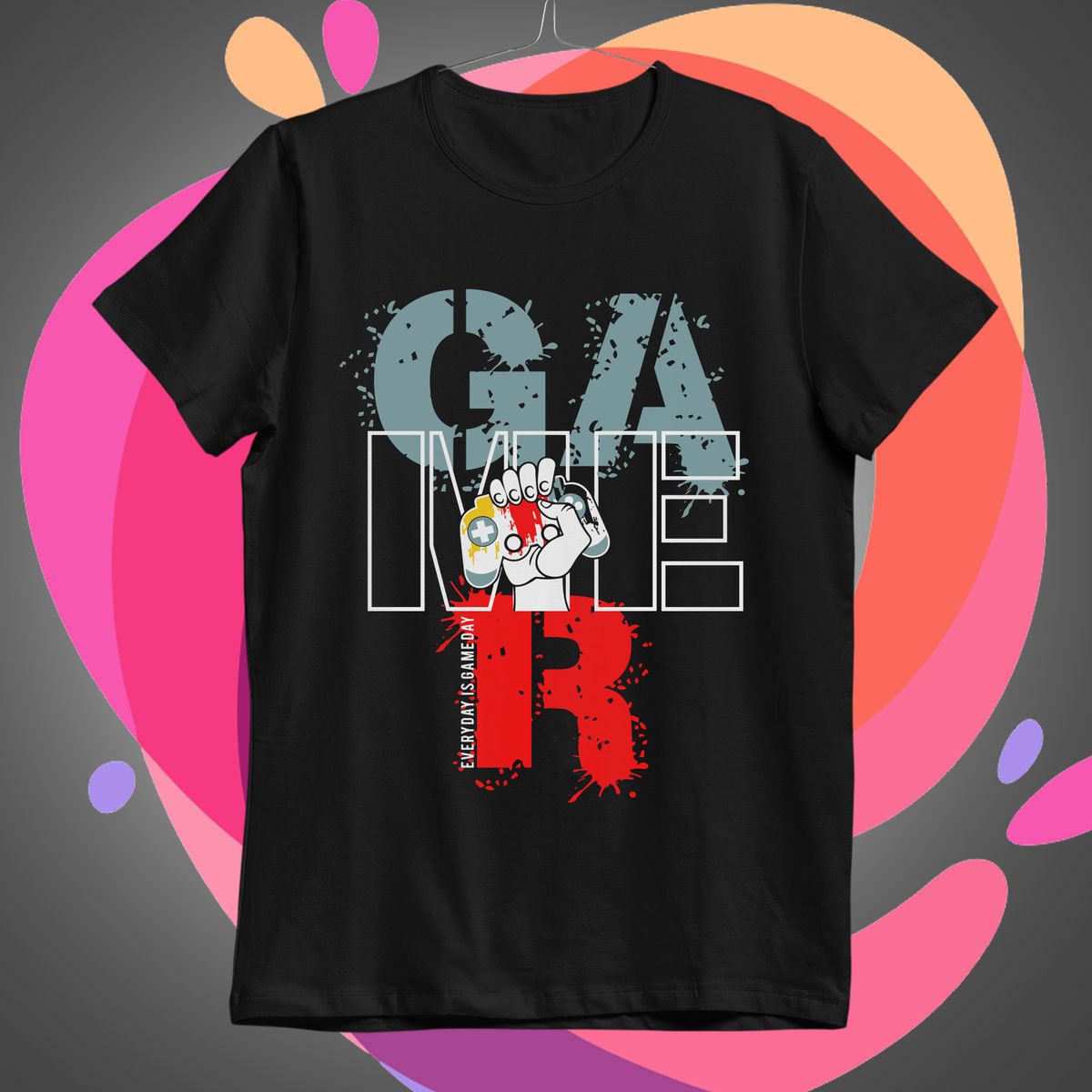 Nome do produto: Gamer everyday Camiseta