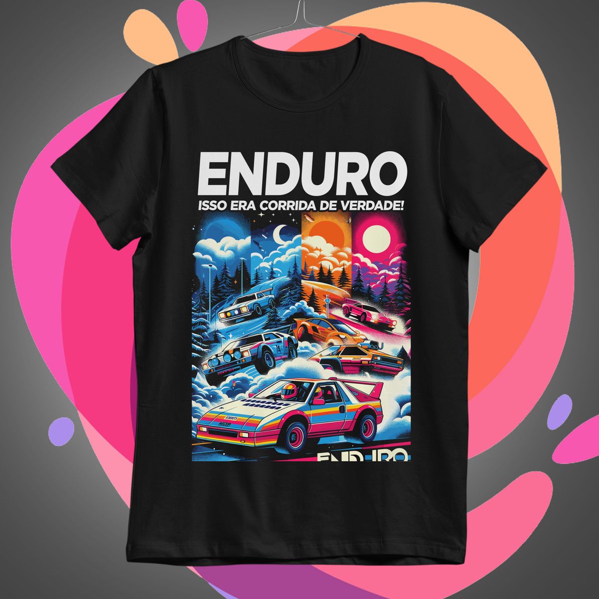 Nome do produto: Enduro 01 Camiseta Retro