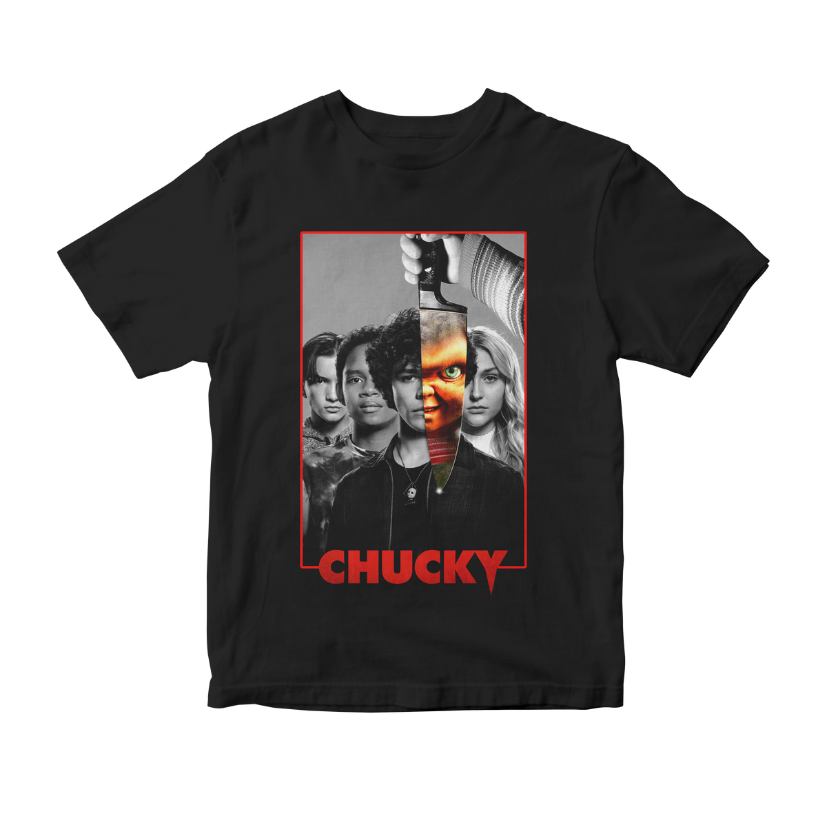 Nome do produto: Camiseta Chucky (Série - S01)