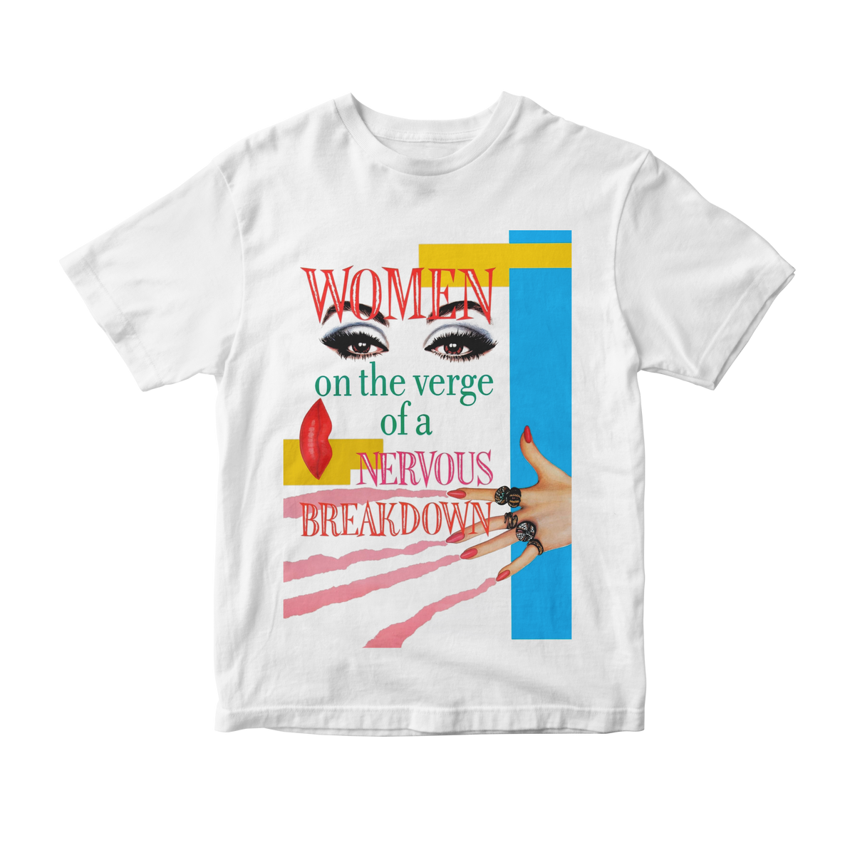 Nome do produto: Camiseta Women On The Verge of a Nervous Breakdown (Almodóvar)