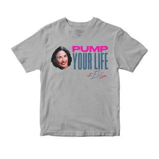 Nome do produtoCamiseta Pump Your Life with ElisaSue (The Substance - A Substância)