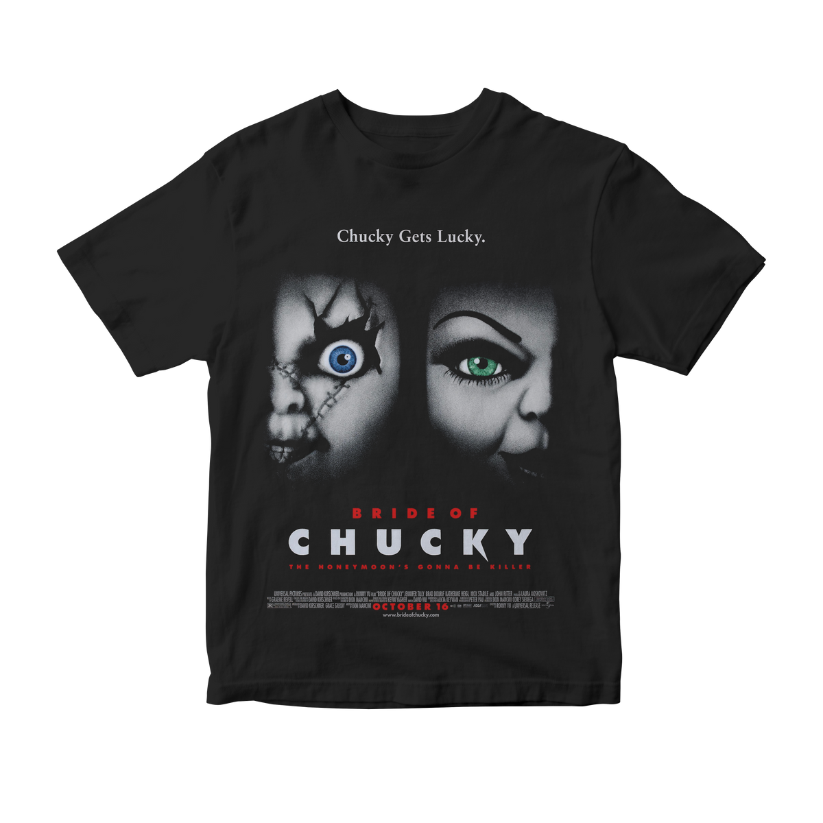 Nome do produto: Camiseta Bride of Chucky - A Noiva de Chucky
