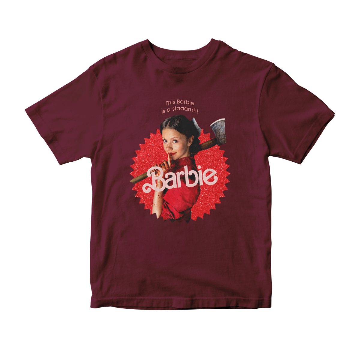 Nome do produto: Camiseta Barbie Pearl Red