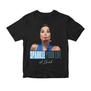 Nome do produtoCamiseta Sparkle Your Life with Elizabeth (The Substance - A Substância)