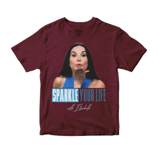 Nome do produtoCamiseta Sparkle Your Life with Elizabeth (The Substance - A Substância)