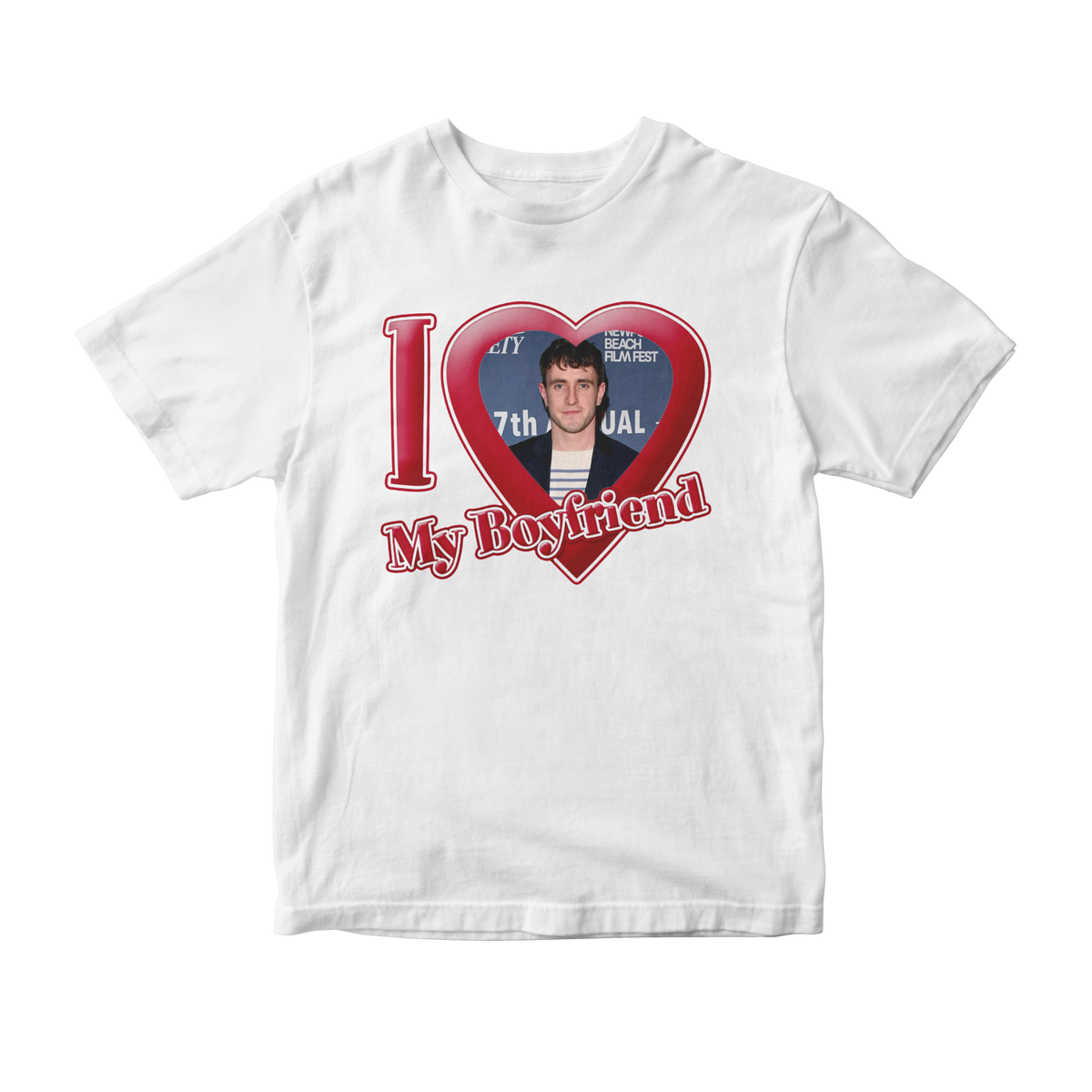 Nome do produto: Camiseta Paul Mescal (I Love My Boyfriend)