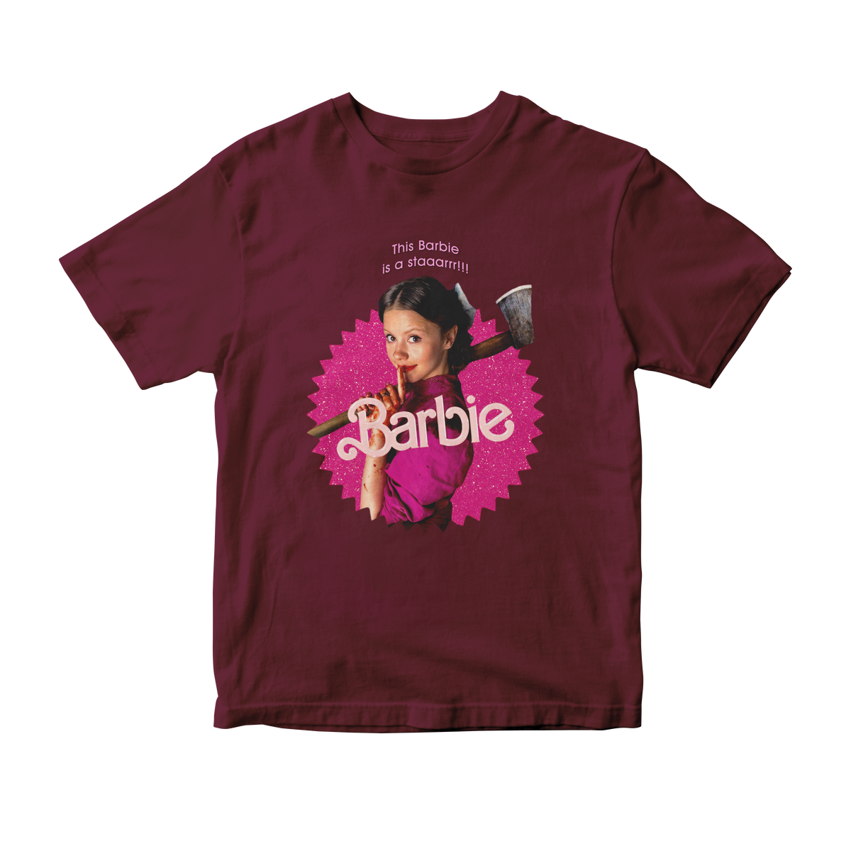 Nome do produto: Camiseta Barbie Pearl Pink