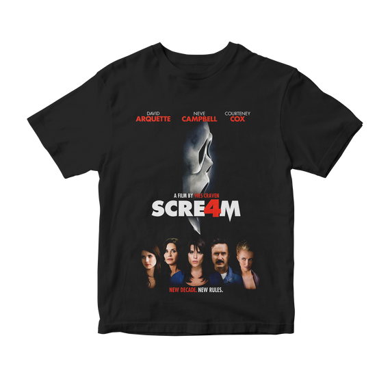Camiseta Scream/Pânico 4