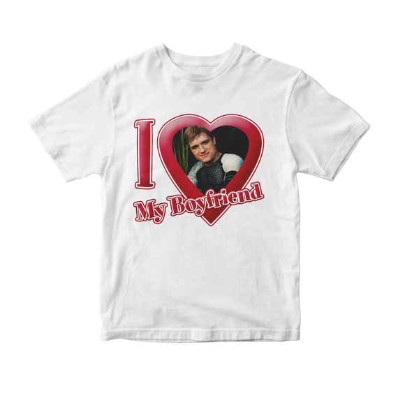Camiseta Josh Hutcherson - Peeta (I Love My Boyfriend)