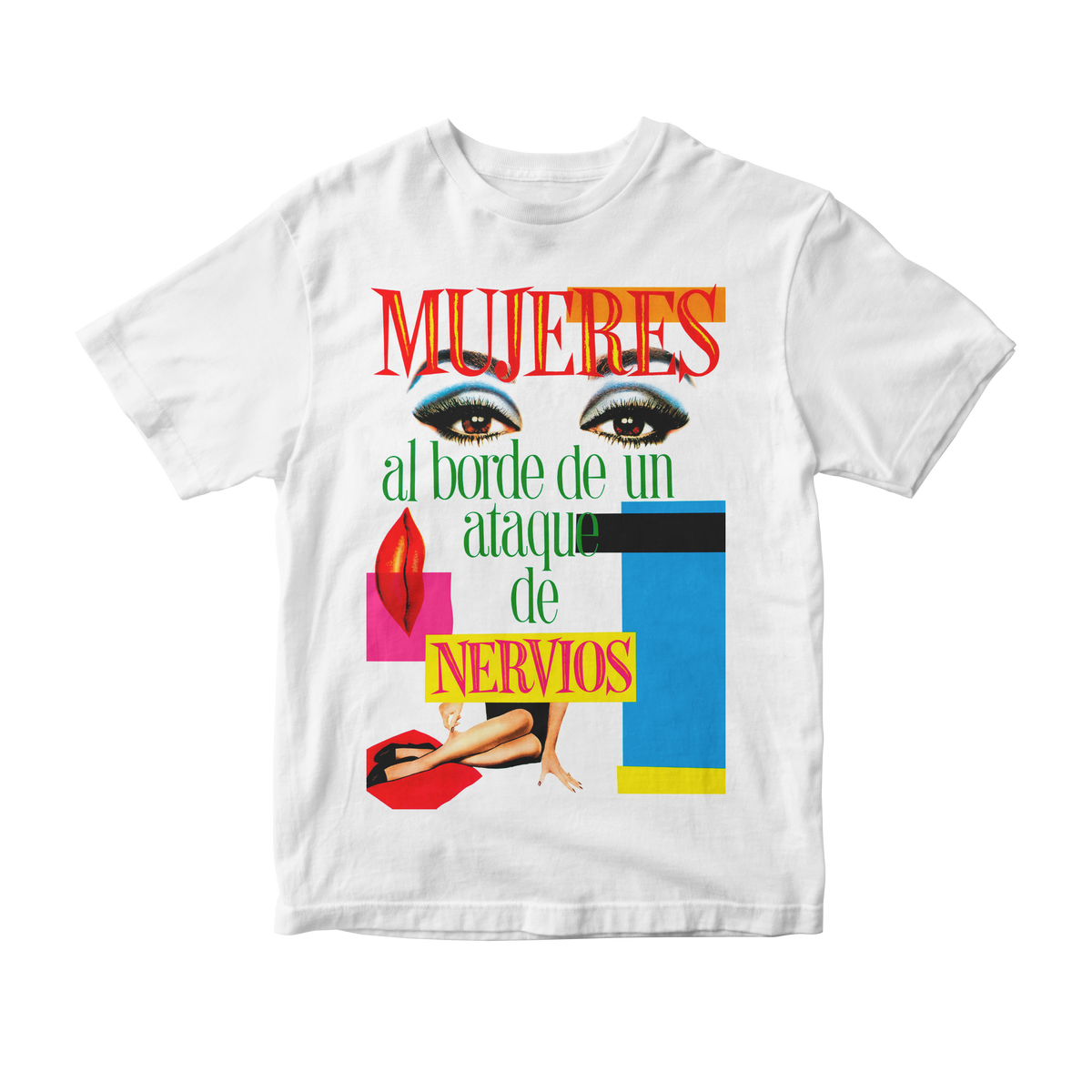 Nome do produto: Camiseta Mujeres Al Borde de Un Ataque de Nervios (Almodóvar)