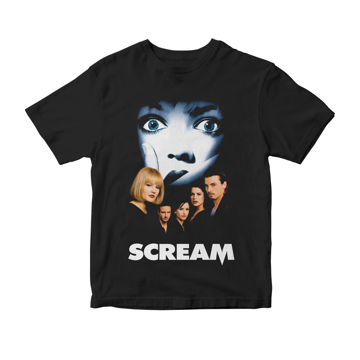 Nome do produto: Camiseta Scream/Pânico (1) Black