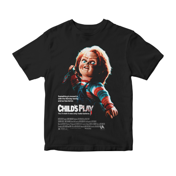 Camiseta Child's Play - Brinquedo Assassino (Chucky)