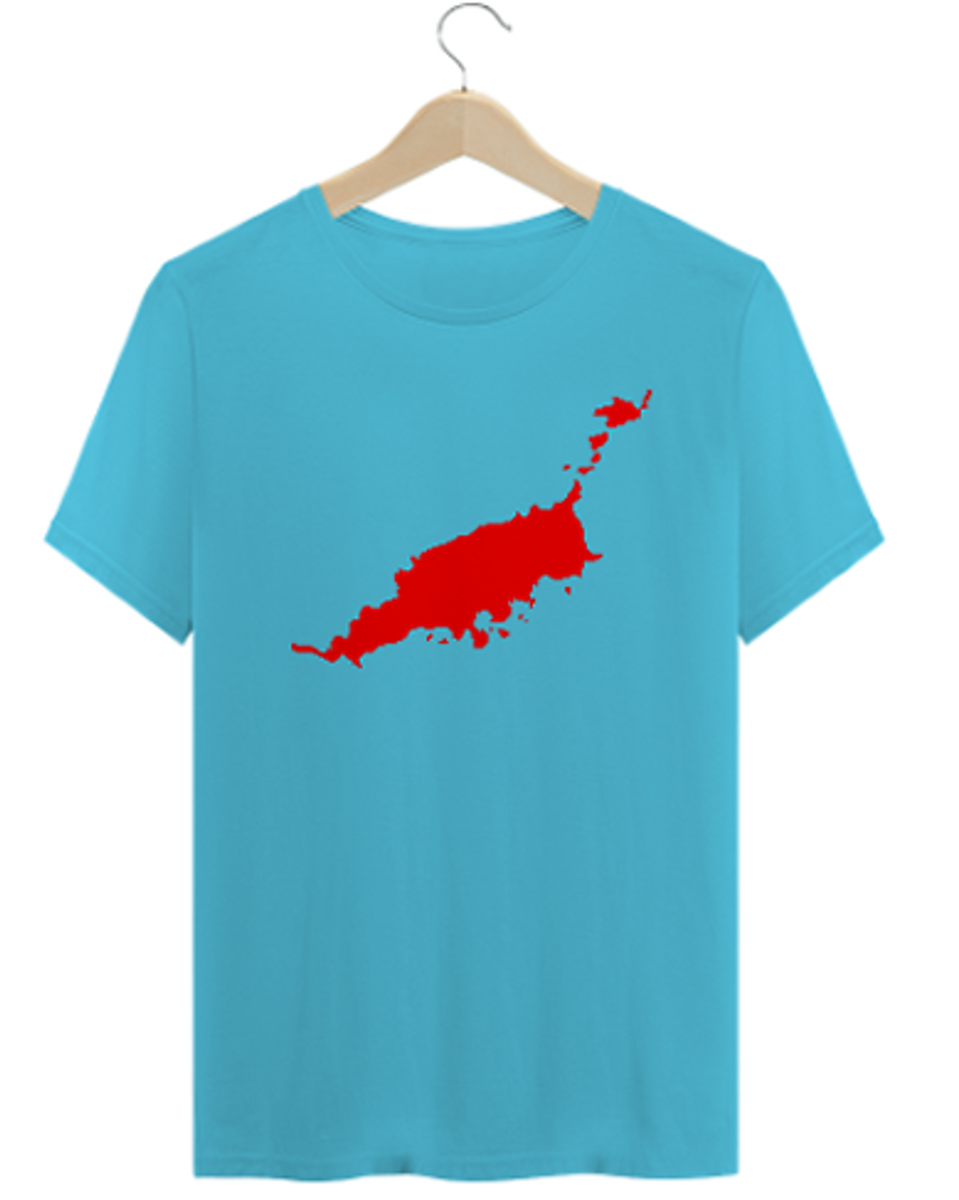 Nome do produto: T-Shirt Mapa Laranja