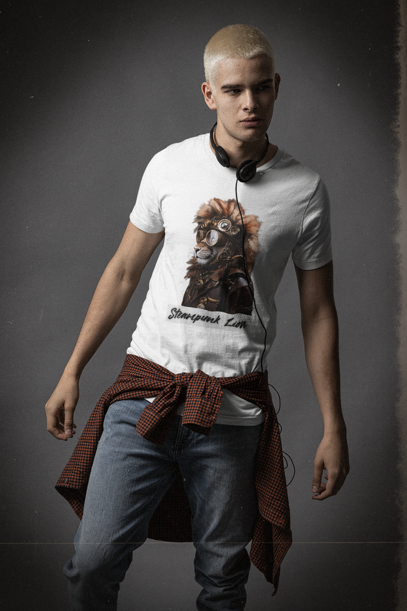 Nome do produto: CAMISETA STEAMPUNK LION