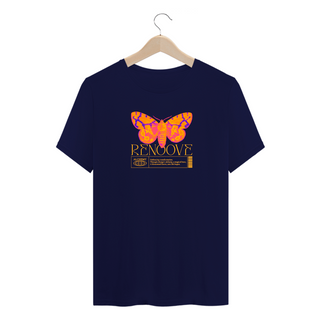 CAMISETA - RENOOVE Orange Butterfly  |  Azul Marinho