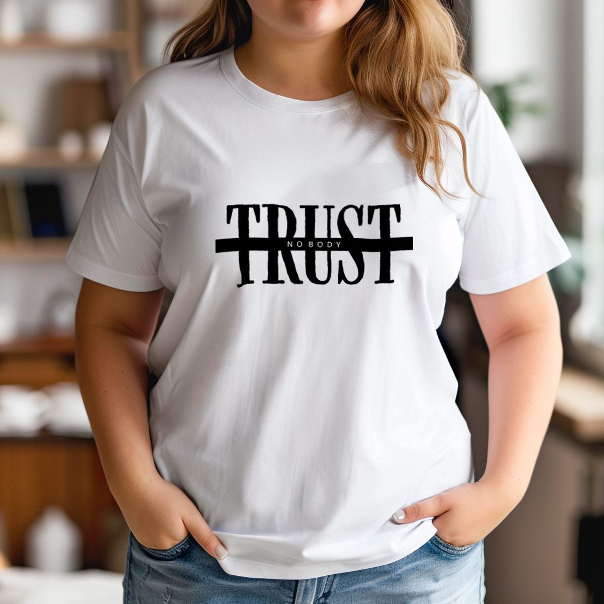 Nome do produto: Trust Nobody | Plus Size