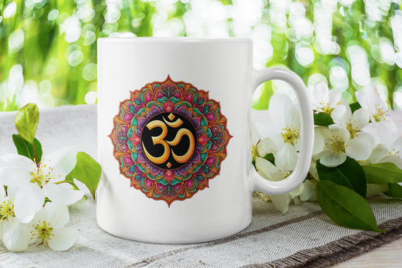 Caneca Mandala OM Cores