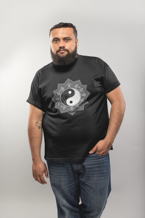 Camiseta Yin & Yang  Plus Size