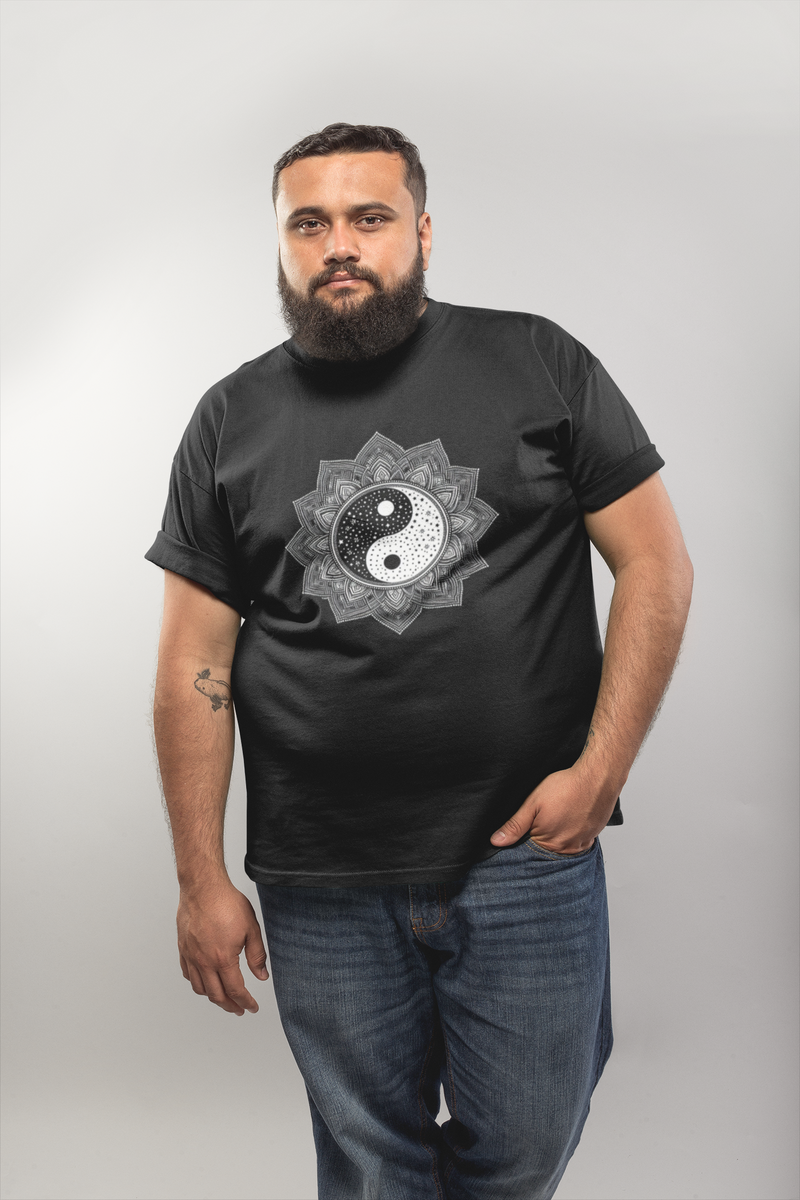 Nome do produto: Camiseta Yin & Yang  Plus Size