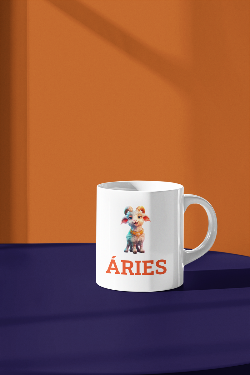 Nome do produto: Caneca Signo de Áries