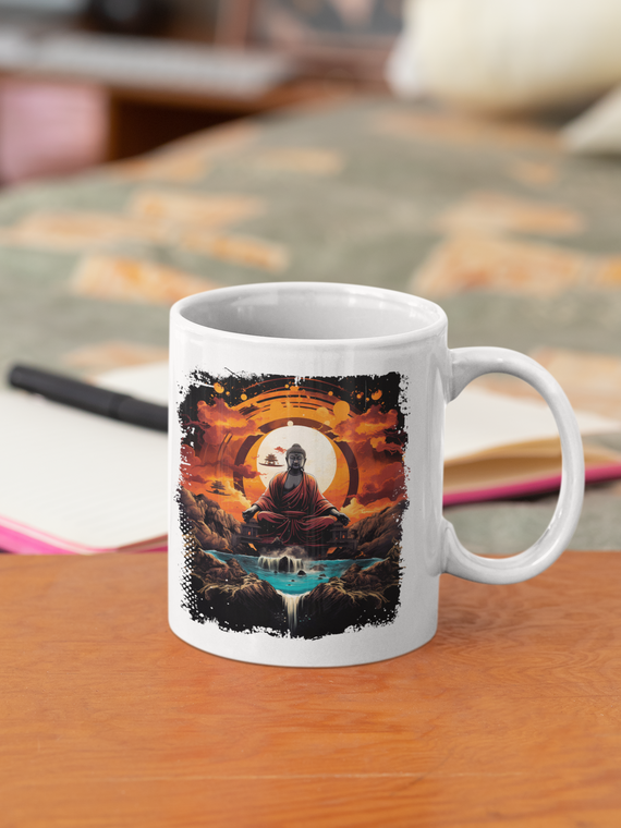 Caneca Mágica Buda Terra e Água