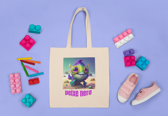 Ecobag Peixe Nerd