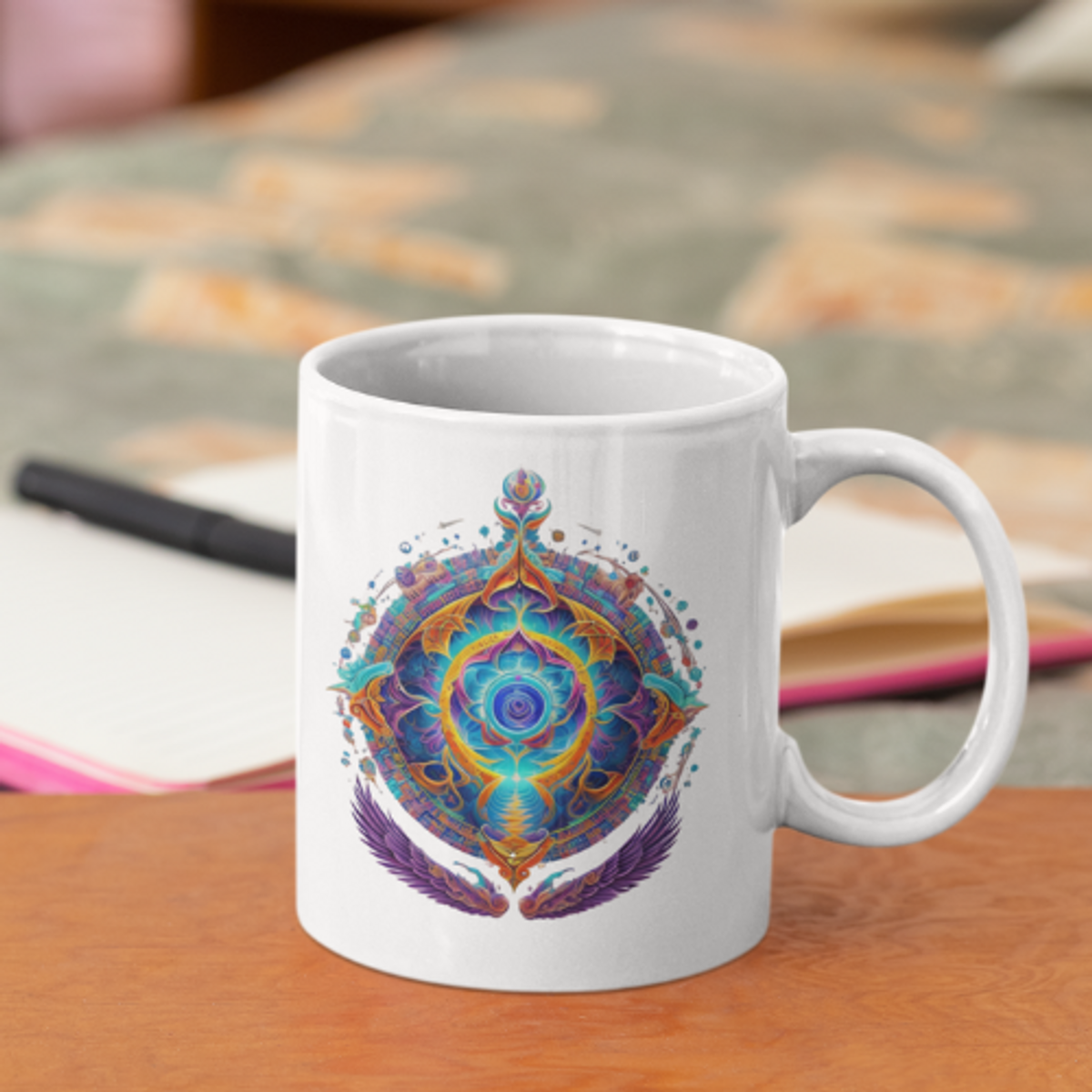 Nome do produto: Caneca Mandala lilás