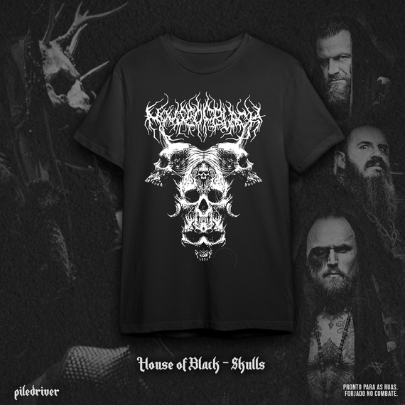 Camiseta House of Black - Skulls