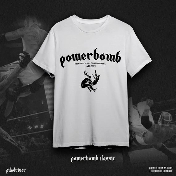 Camiseta Powerbomb Classic - Branca