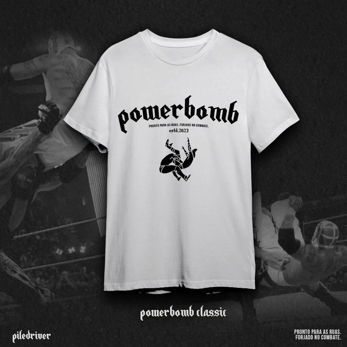 Nome do produto: Camiseta Powerbomb Classic - Branca