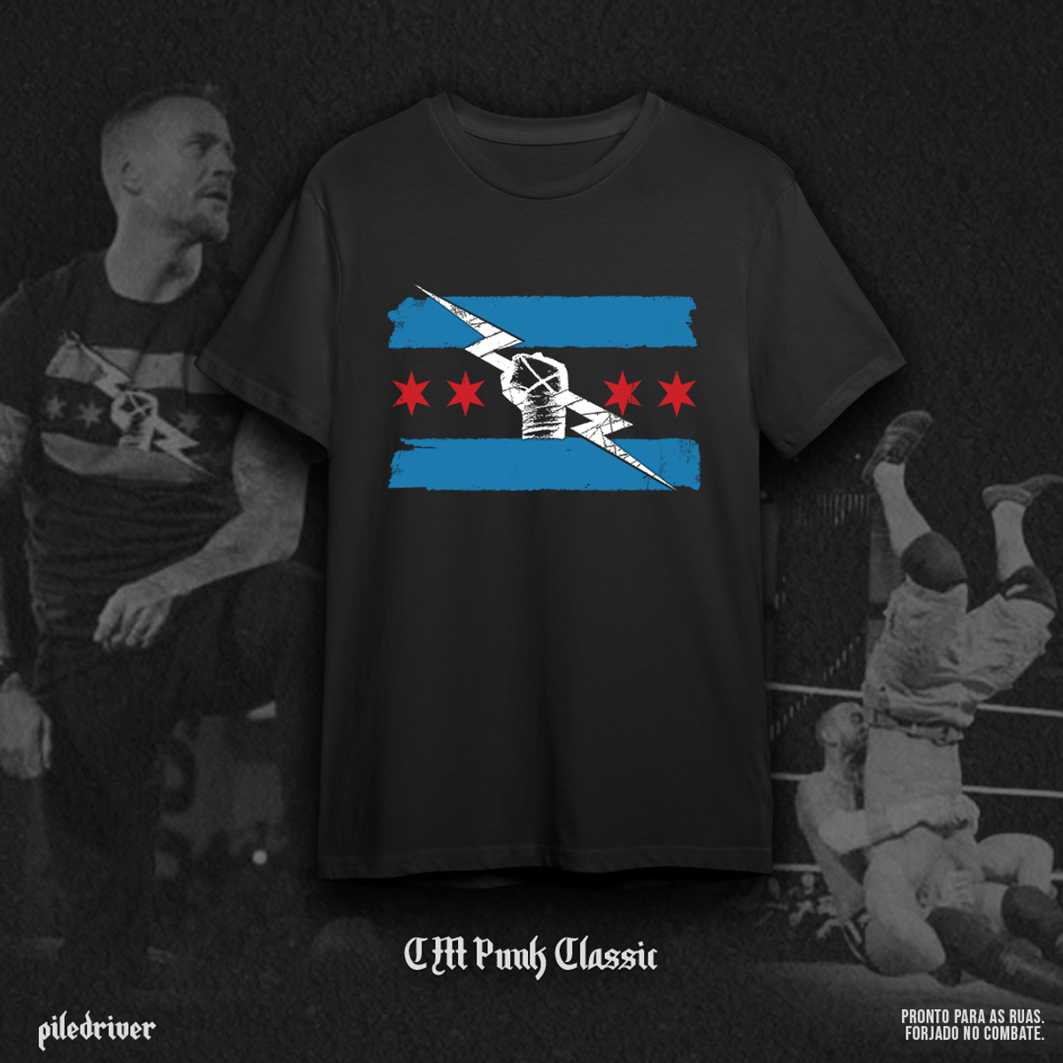 Nome do produto: Camiseta CM Punk Classic