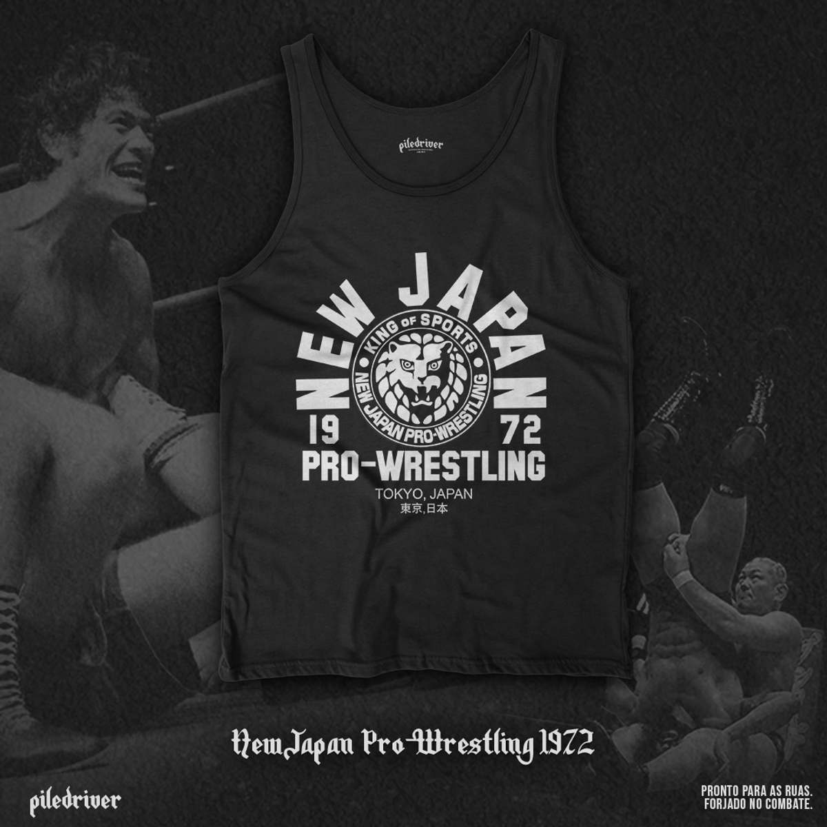 Nome do produto: Regata New Japan Pro-Wrestling 1972