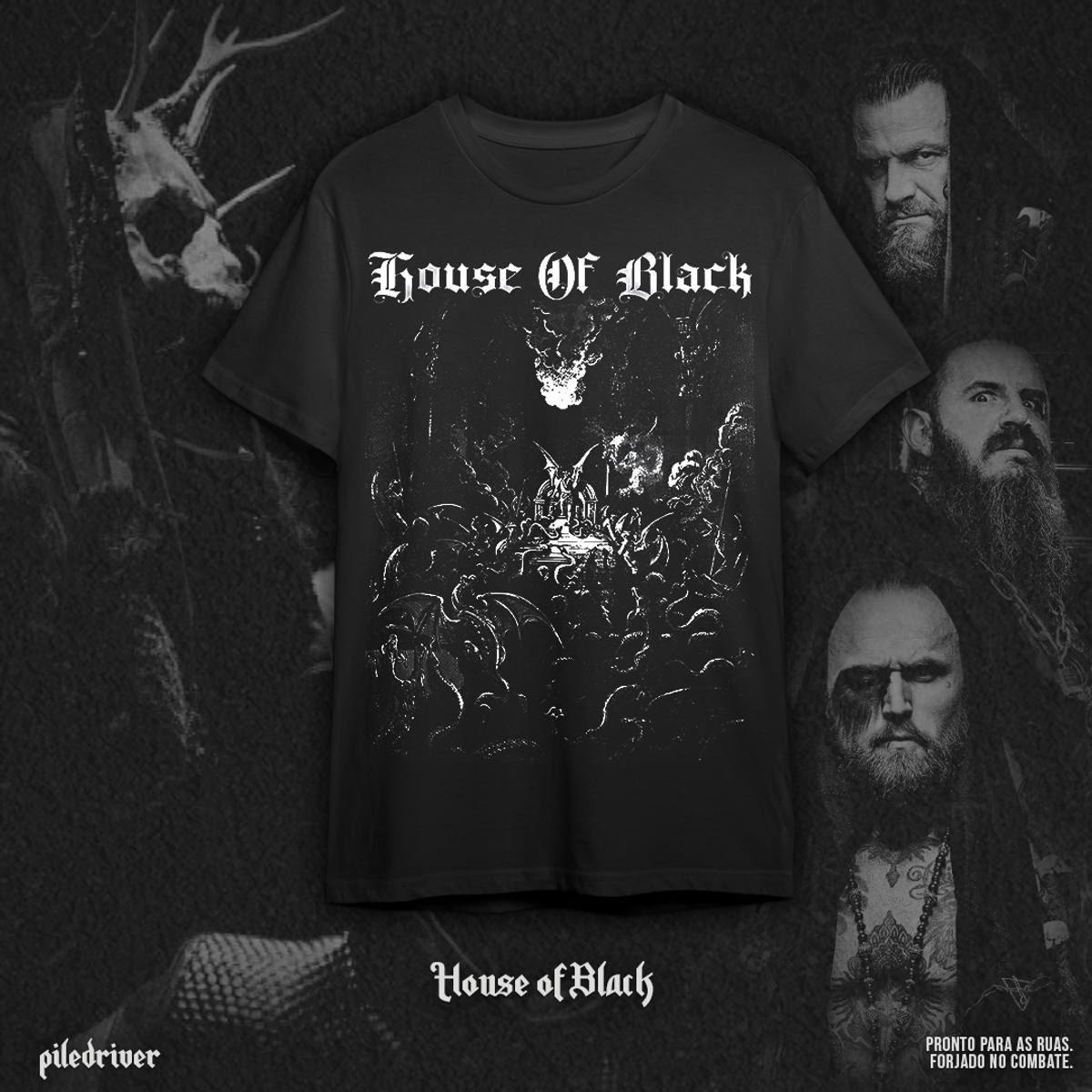 Nome do produto: Camiseta House of Black